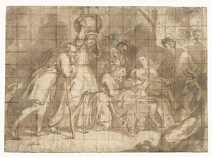 Adoration of the Shepherds by Peter Paul Rubens (school of)