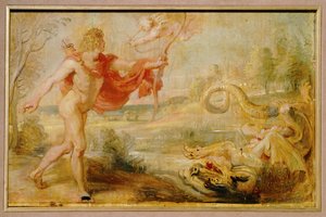 Apollo and the serpent python