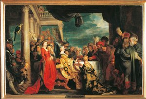 Alboin and Rosamunde by Peter Paul Rubens
