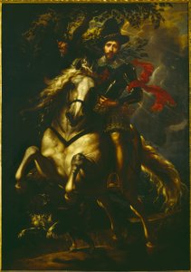 Portrait of Giovanni Carlo Doria on Horseback by Peter Paul Rubens