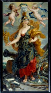 Cycle of the Medicis: Portrait of Marie de Medicis as Bellona by Peter Paul Rubens