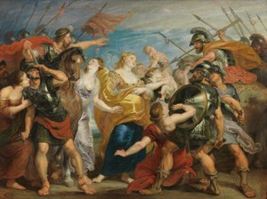 The Reconciliation of the Romans and Sabines by Peter Paul Rubens