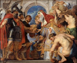 The Meeting of Abraham and Melchizedek by Peter Paul Rubens