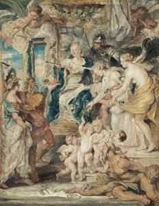 The Happy Government (Sketch for the Medici Cycle) by Peter Paul Rubens