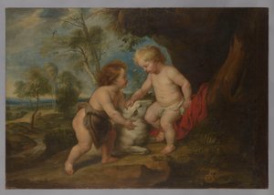 Infant Jesus and Saint John the Baptist by Peter Paul Rubens