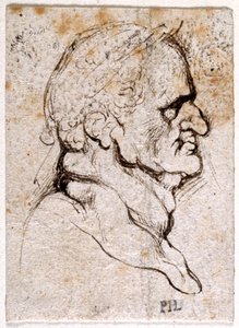 Galba, from Ten Drawings of Eight of the First Twelve Caesars by Peter Paul Rubens