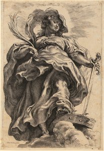 Saint Catherine by Peter Paul Rubens