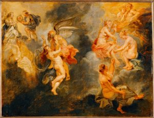 The Three Fates Spinning the Destiny of Marie de Médicis by Peter Paul Rubens