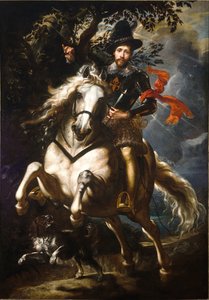 Portrait of Giò Carlo Doria on horseback by Peter Paul Rubens