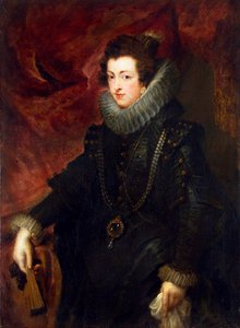 Portrait of Queen Elisabeth of France, Queen consort of Spain