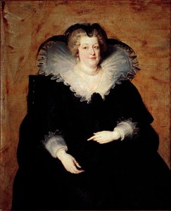 Portrait of the Queen of France Marie de Medicis by Peter Paul Rubens
