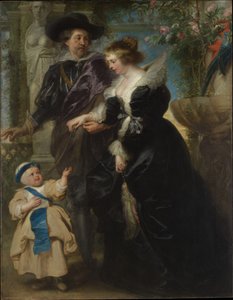 Rubens, Helena Fourment, and Their Son Frans by Peter Paul Rubens