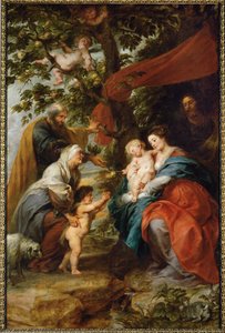 The Holy Family Resting Under an Apple Tree