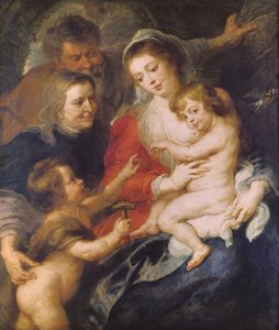 The Holy Family with St. Elizabeth and the Infant St. John the Baptist by Peter Paul Rubens