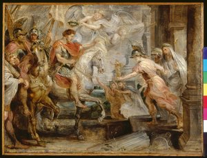 Triumphant Entry Of Constantine Into Rome by Peter Paul Rubens