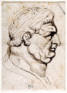 Vitellius, from ten drawings of eight of the first twelve Caesars, after Giovanni da Cavino