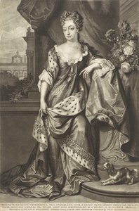 Christine Charlotte of Württemberg 1645-1699, Princess of East Frisia, ca 1699 by Peter Schenk
