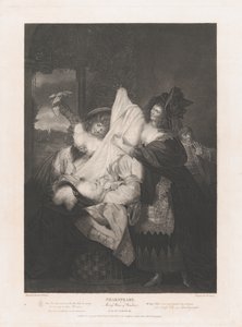 Falstaff in the Buck Basket, from Shakespeare