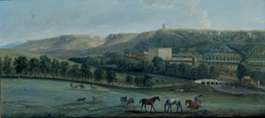 A view of Chatsworth from the south-west by Peter Tillemans