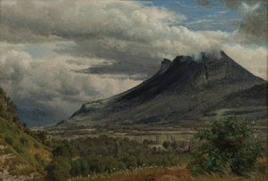The Granier massif, view taken from the Cluse de Chambéry
