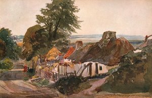 A Lane With Cottages, c1820 by Peter de Wint