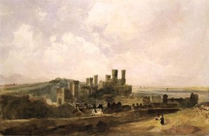 Caernarvon Castle by Peter de Wint