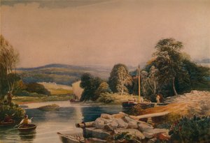 On the Teify, Cardiganshire by Peter de Wint