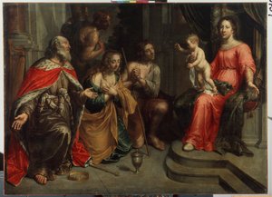 The Sinners before the Virgin by Peter van Lint