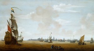 View of Amsterdam from the Sea, 17th century