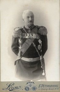 General Konstantin Pavlovich Prezhbyano 1840-1905, 1898 by Petersburg . Photo studio Alfred Lorens