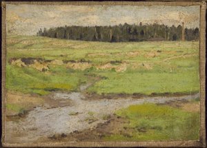 Landscape in Summer by Petr Ivanovic Petrovichev