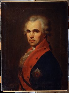 Portrait of the Secretary of State Vasily Popov by Petr Semenovich Drozhdin