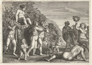 Triumph of Bacchus by Petrus Clouwet (possibly)