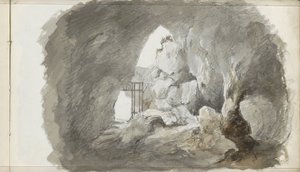 Cave by Petrus Johannes Schotel