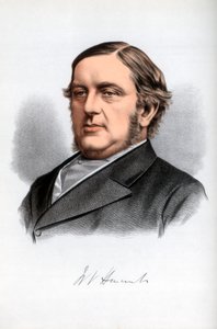 William Vernon Harcourt, British Liberal Statesman (c1890)