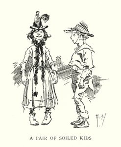 A pair of soiled kids by Phil May