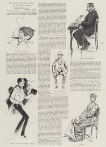 An English Humoristic Artist, Mr Phil May at Home by Phil May