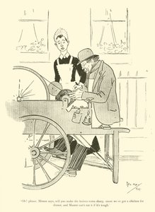 Cartoon by Phil May, from the 1890s by Phil May