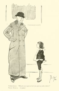 Cartoon by Phil May, from the 1890s by Phil May