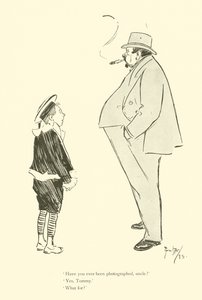 Cartoon by Phil May, from the 1890s by Phil May