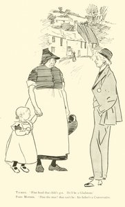 Cartoon by Phil May, from the 1890s by Phil May