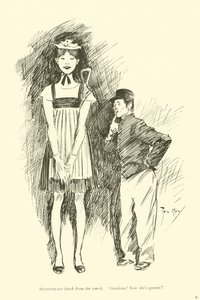 Cartoon by Phil May, from the 1890s by Phil May