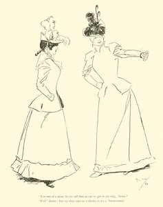 Cartoon by Phil May, from the 1890s by Phil May