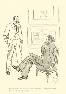 Cartoon by Phil May, from the 1890s by Phil May
