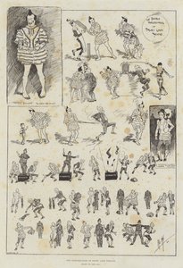 The Harlequinade at Drury Lane Theatre by Phil May