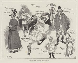 The Pantomime at Drury Lane Theatre by Phil May