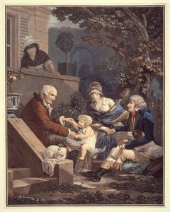 Paternal Pleasures by Philibert-Louis Debucourt