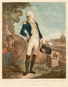 Marquis De Lafayette by Philibert-Louis Debucourt