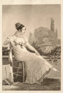 Portrait of a Young Woman by Philibert-Louis Debucourt