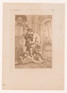 Edouard and the Gold by Philibert Louis Debucourt